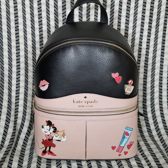 kate Spade karina medium minnie mouse backpack